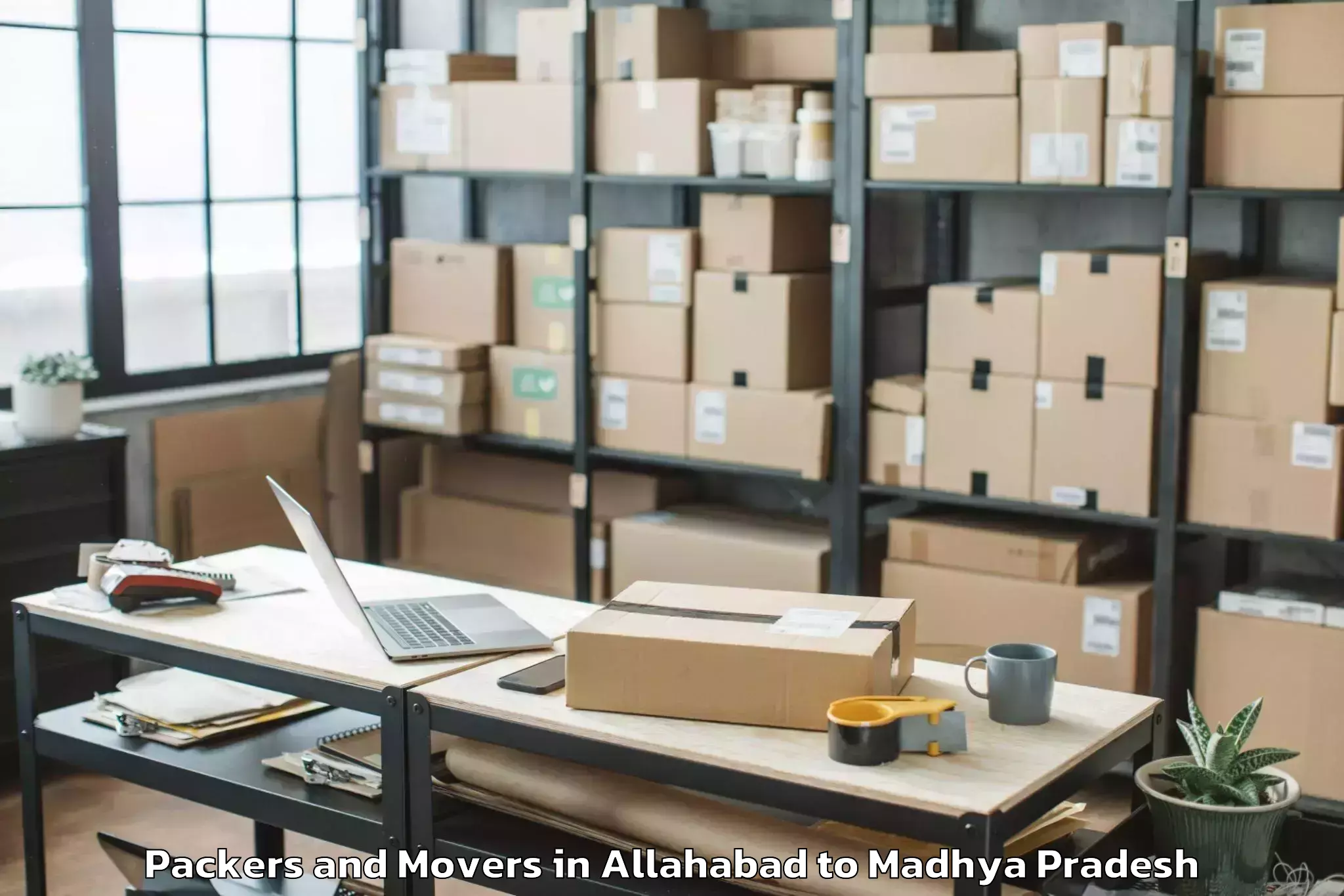 Book Allahabad to Mandsaur University Mandsaur Packers And Movers